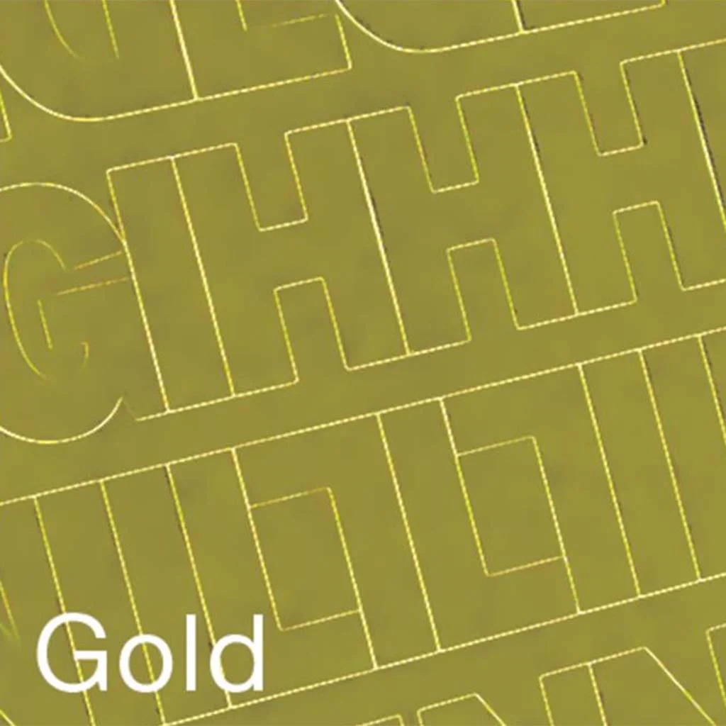 Permanent Adhesive Vynil Letters and Number Gothic Gold