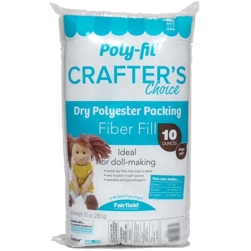 White Fiberfill Crafters