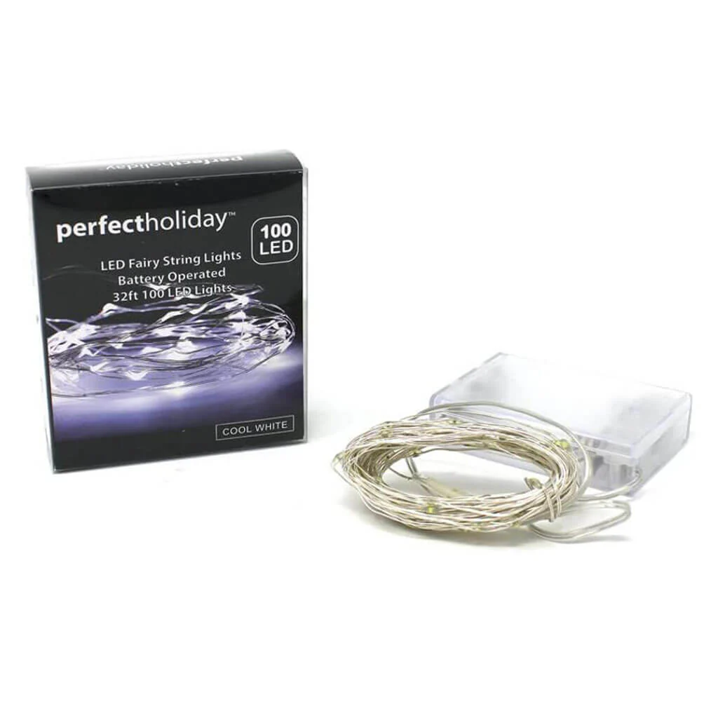 LED 100 Rice Light Strand White 32ft