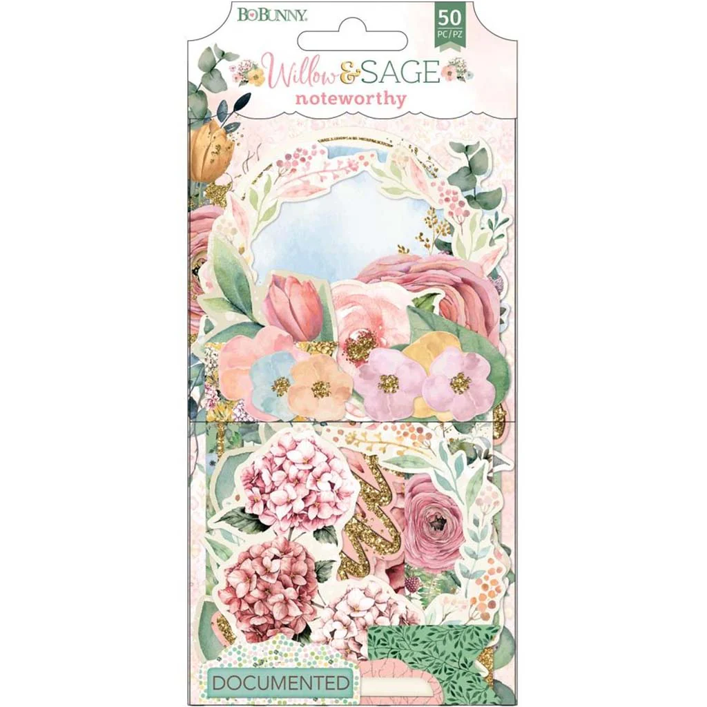 Willow & Sage Noteworthy Die Cuts 50pkg