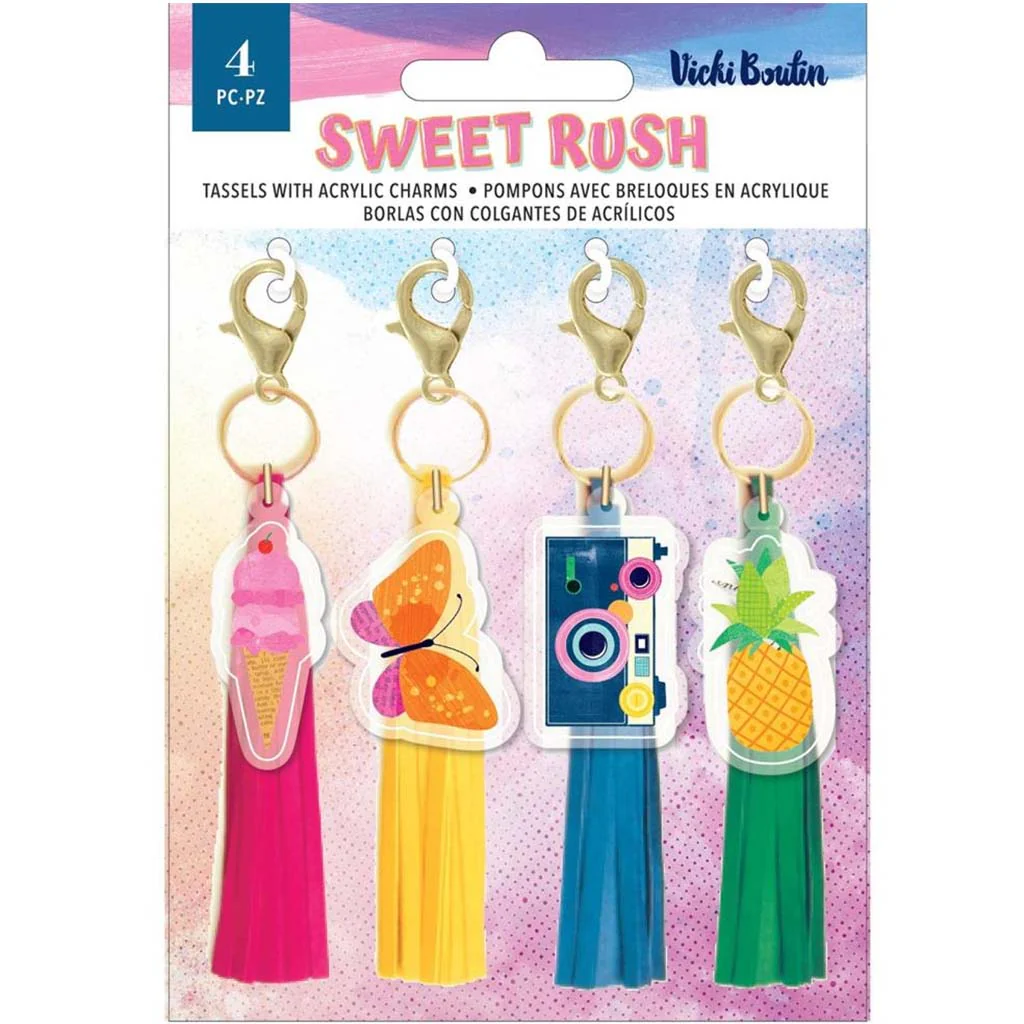 Sweet Rush Tassels, 4pkg