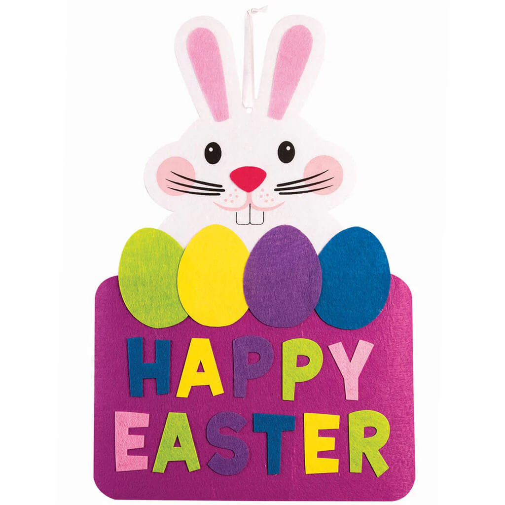 Felt"Happy Easter"Hanging Decoration