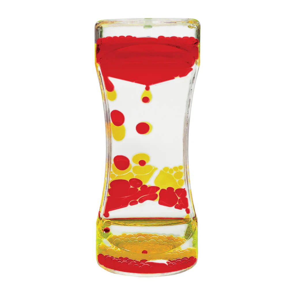 Red & Yellow Liquid Motion Bubbler