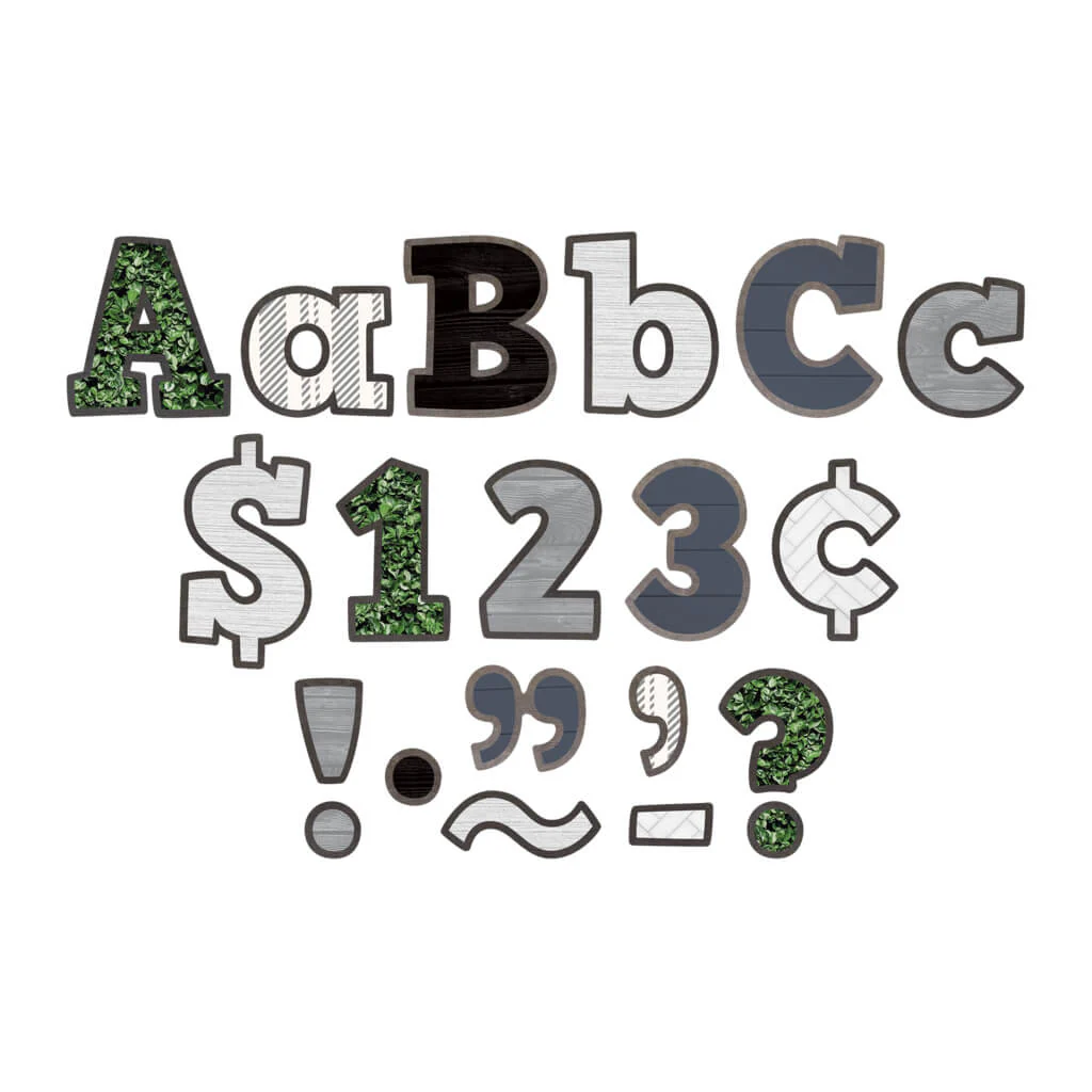 Modern Farmhouse Bold Block 4" Letters Combo Pack
