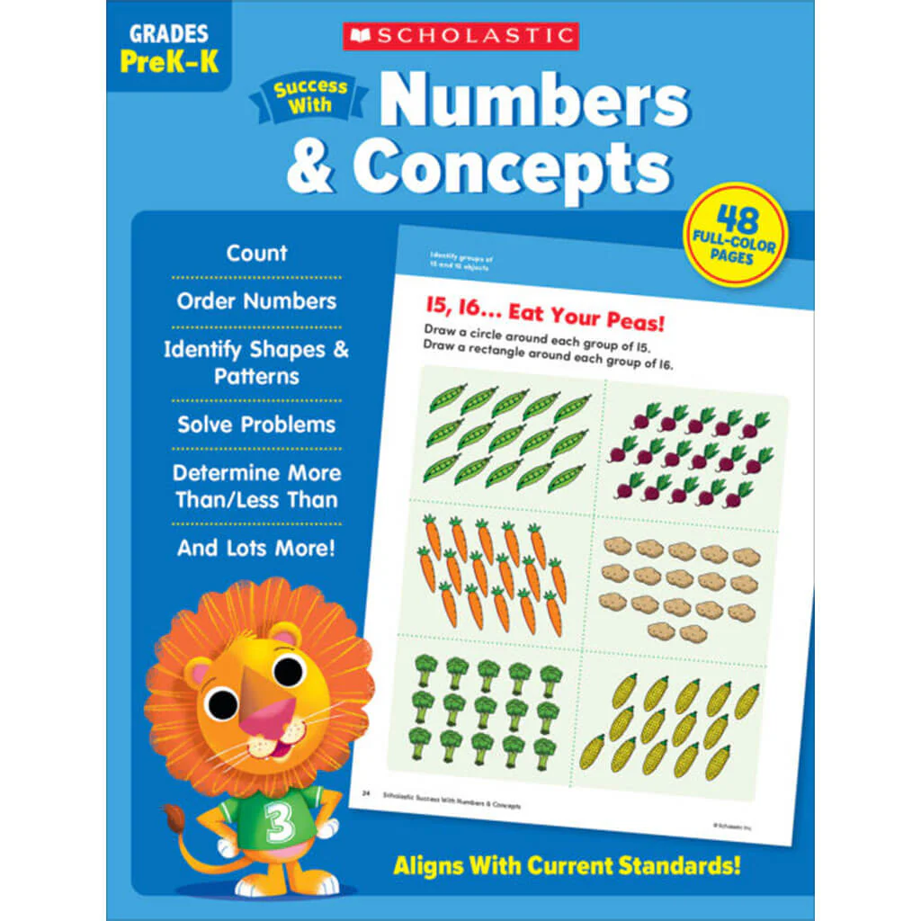 Scholastic Success With Numbers & Concepts