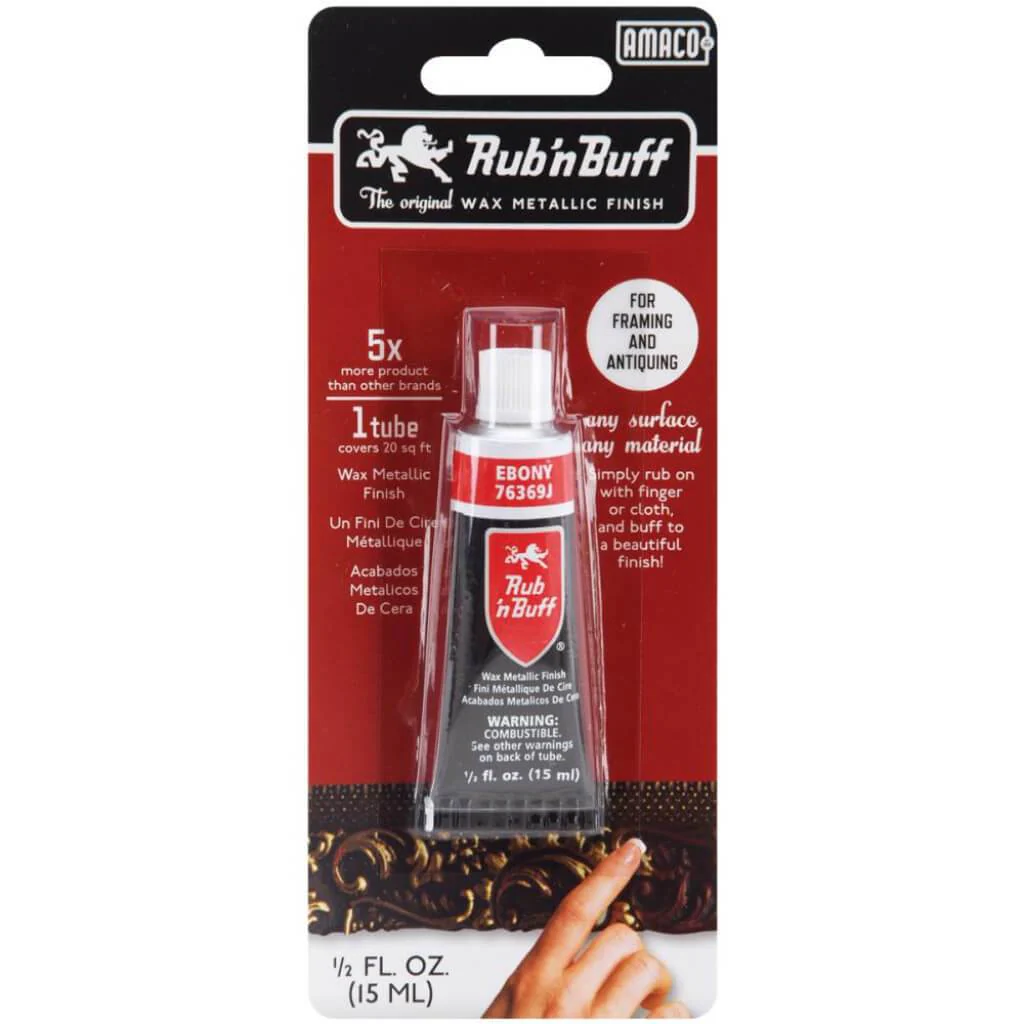 Rub 'n Buff Metallic Wax Finish .5oz