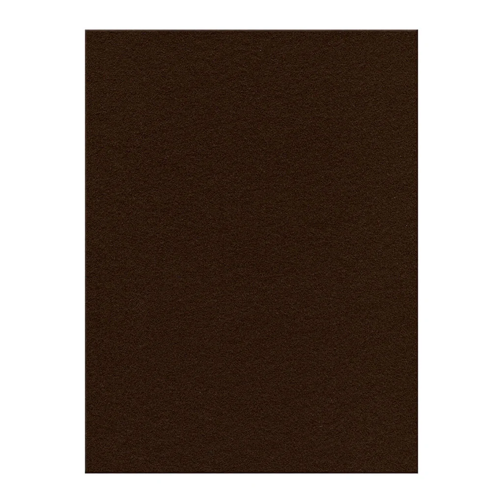 Felt Single Sheet 9in x 12in, Cacao-Brown