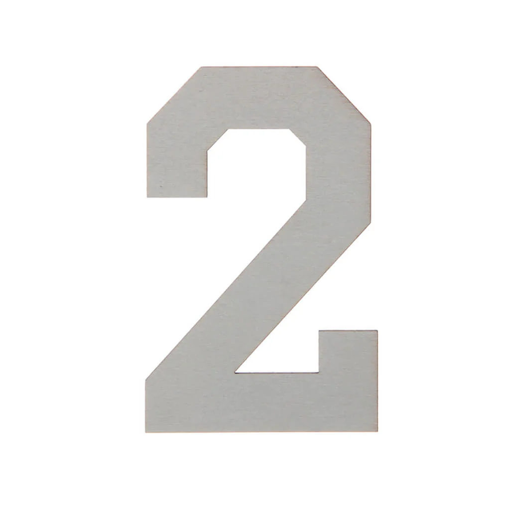 Wooden Varsity Number 2