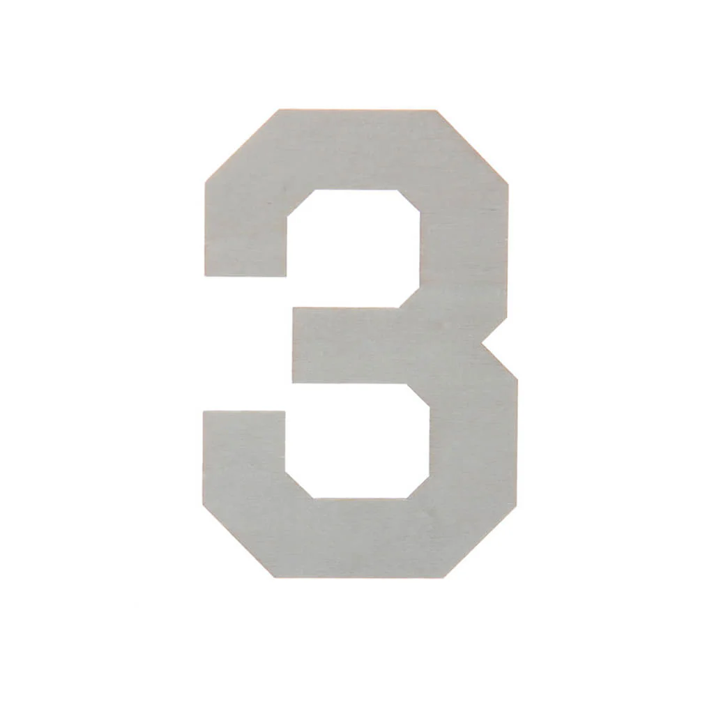 Wooden Varsity Number 3