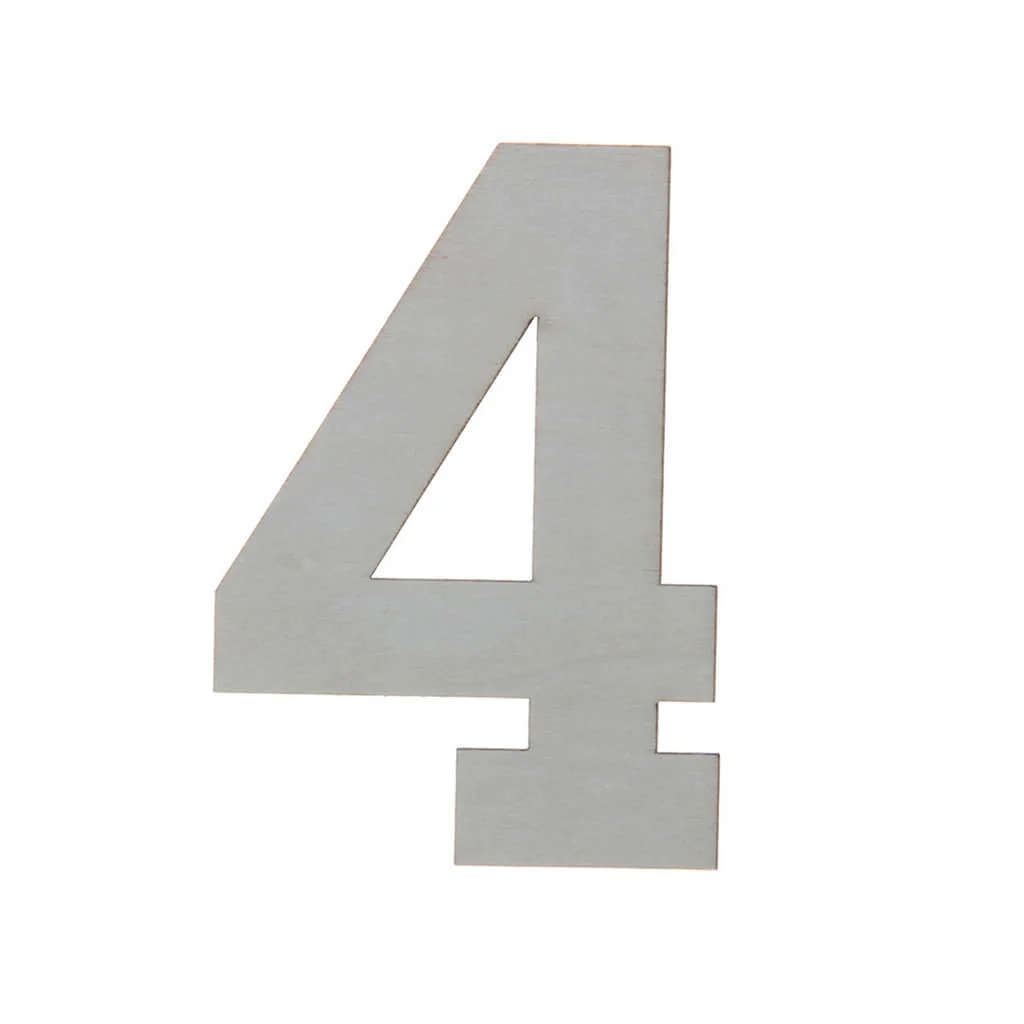 Wooden Varsity Number 4