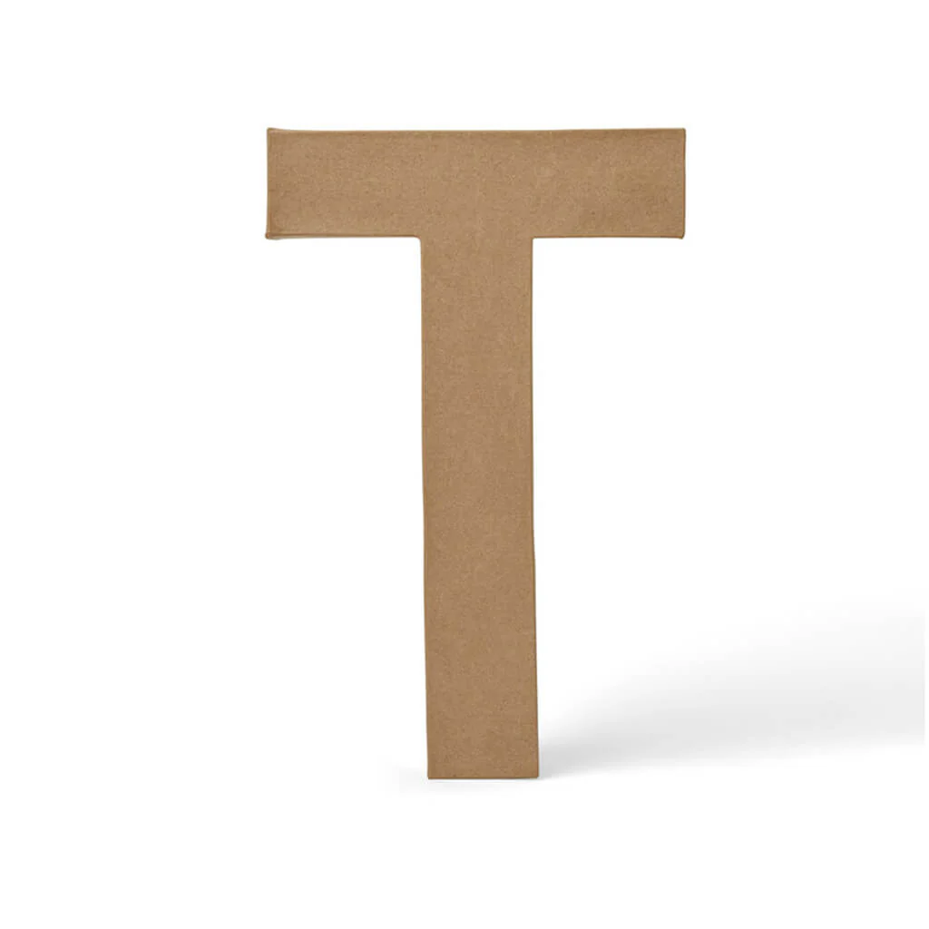 Paper Mache Uppercase Letter 12in T