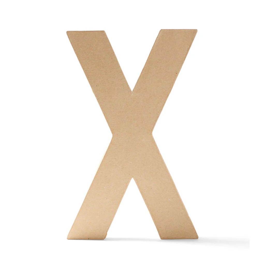 Paper Mache Uppercase Letter 12in X