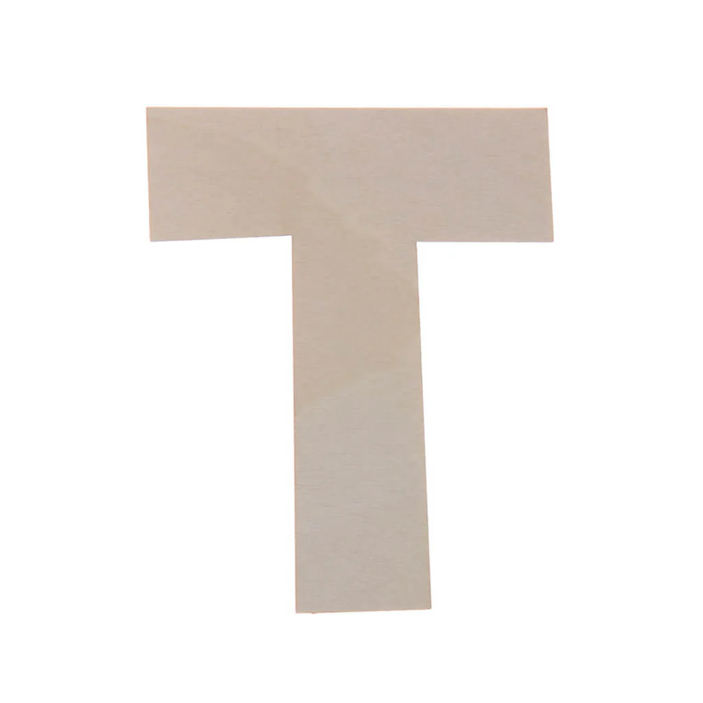 Wooden Uppercase Rounded Fun Sans Serif T