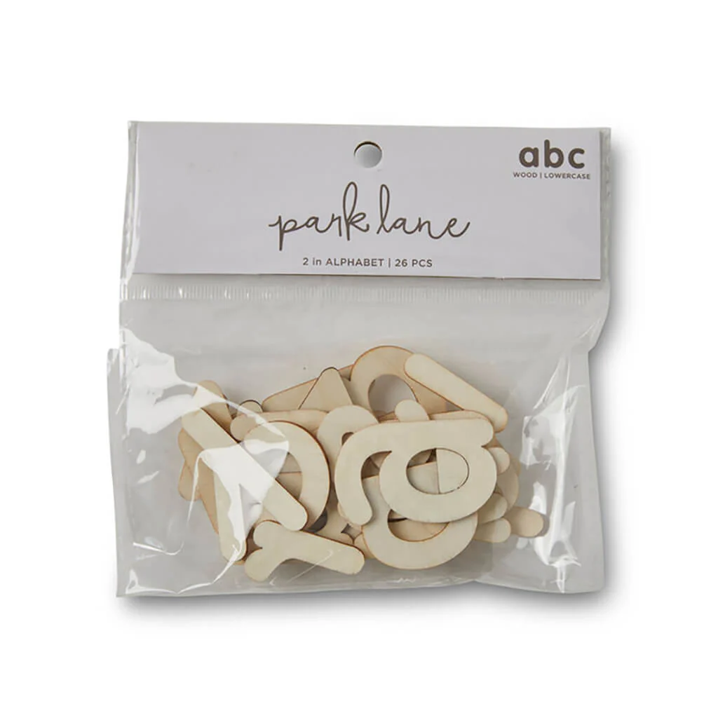 Bagged Lowercase Rounded Sans Serif Letters 26pcs