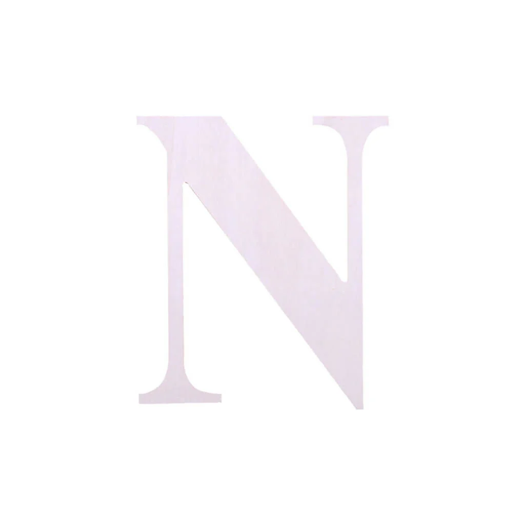 Wood Upercase Serif Letters 7in N