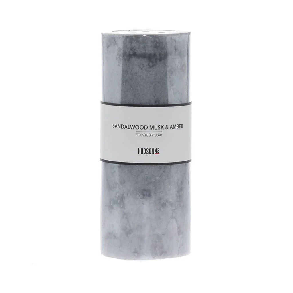 Sandalwood Scented Pillar, 3in x 6in