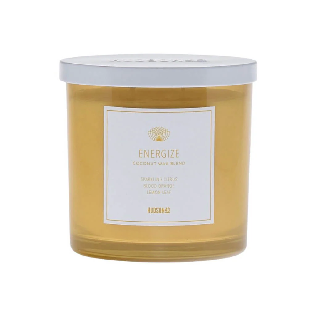 Energize Coconut Wax Blend Aromatherapy Jar Candle 13oz