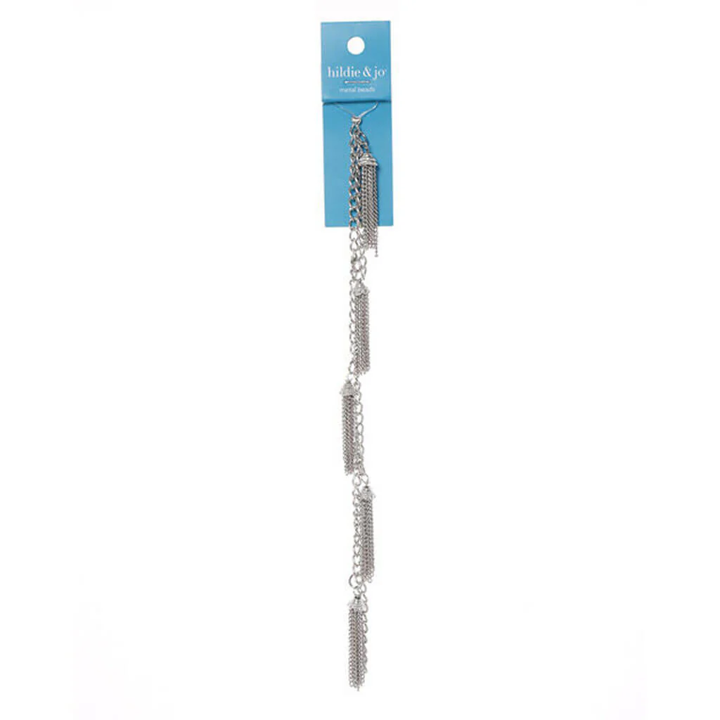 Metal Tassel Bliss Beads Silver