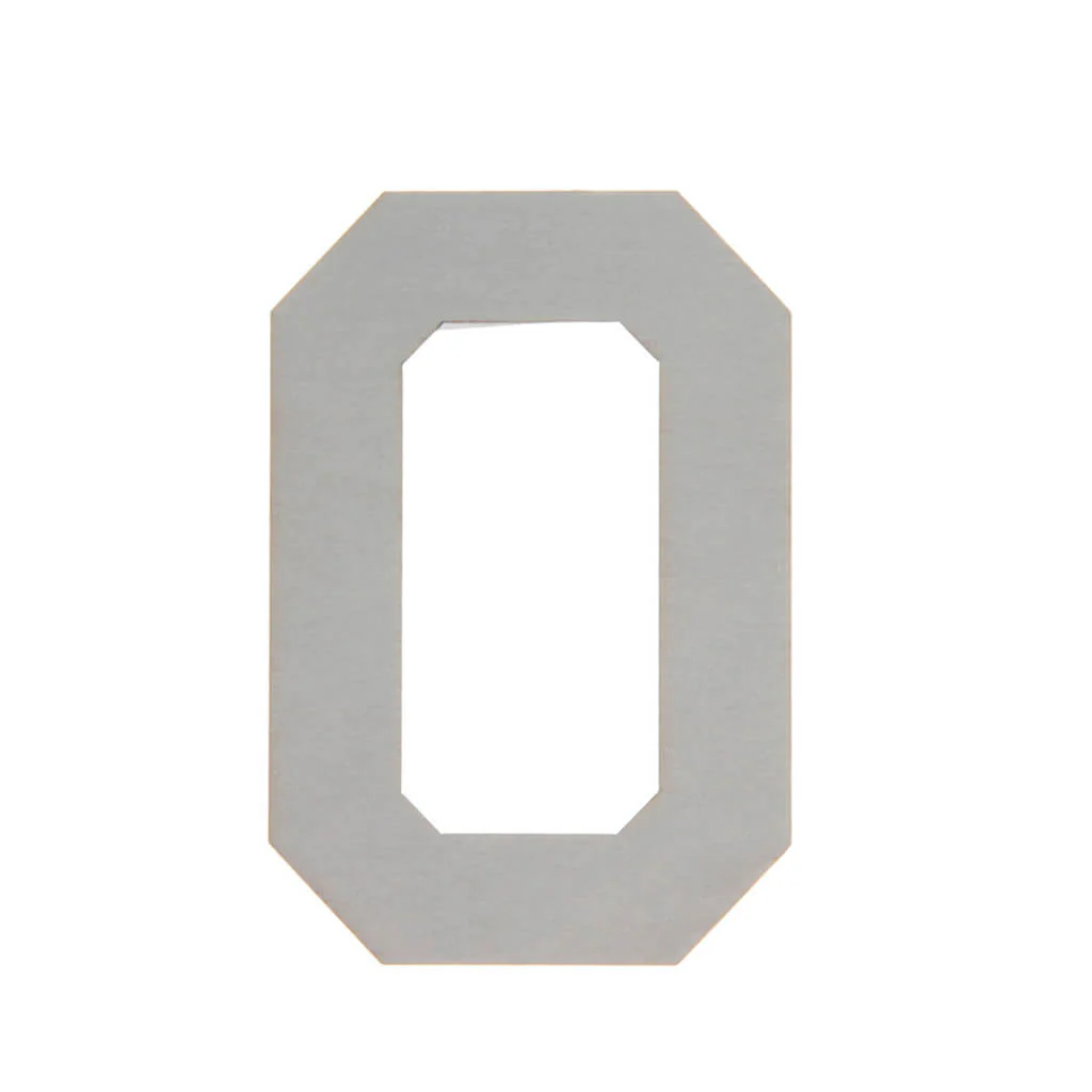 Wooden Varsity Numbers 0