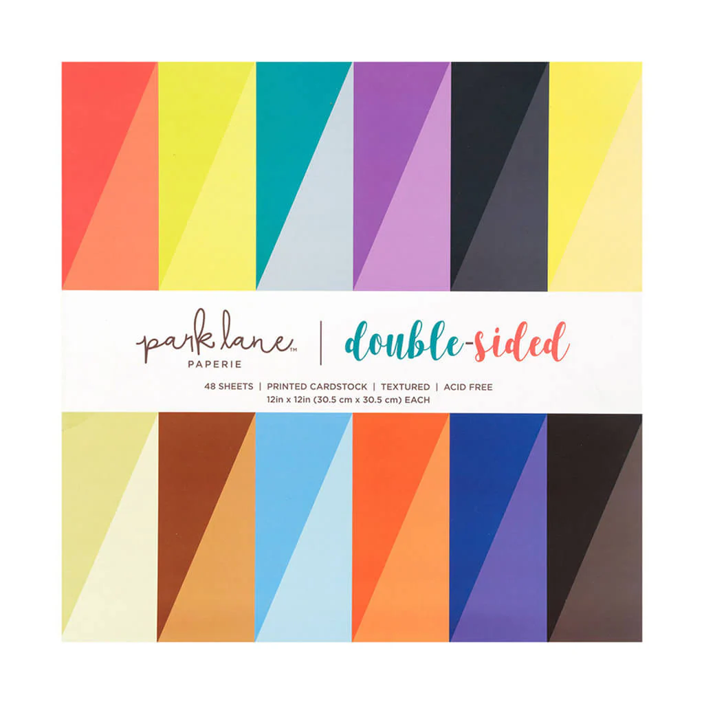 Double-Sided Printed Cardstock, Paper Pad, 12in x12in