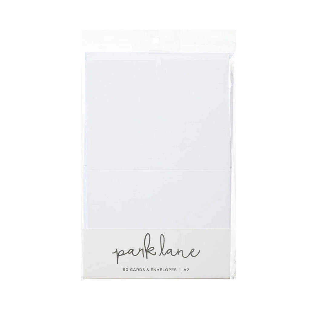 White A2 Cards & Envelopes 50ct