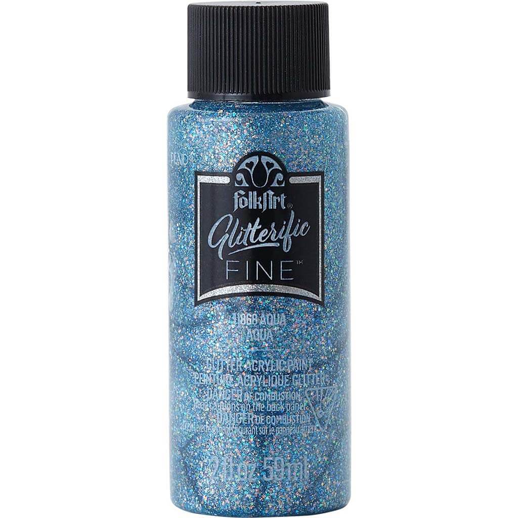 PLAID Folkart Glitterific Fine Acrylic Paint, 2oz