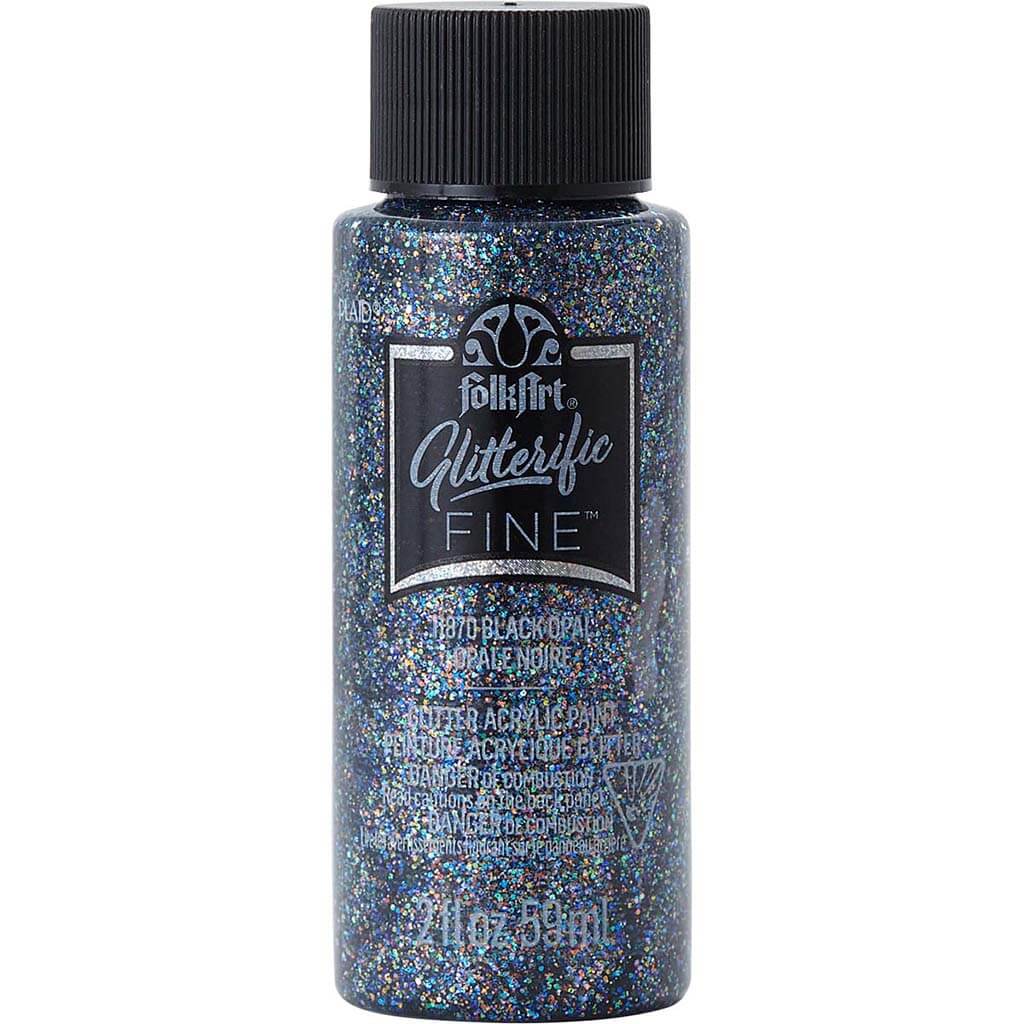 PLAID Folkart Glitterific Fine Acrylic Paint, 2oz - Image 2