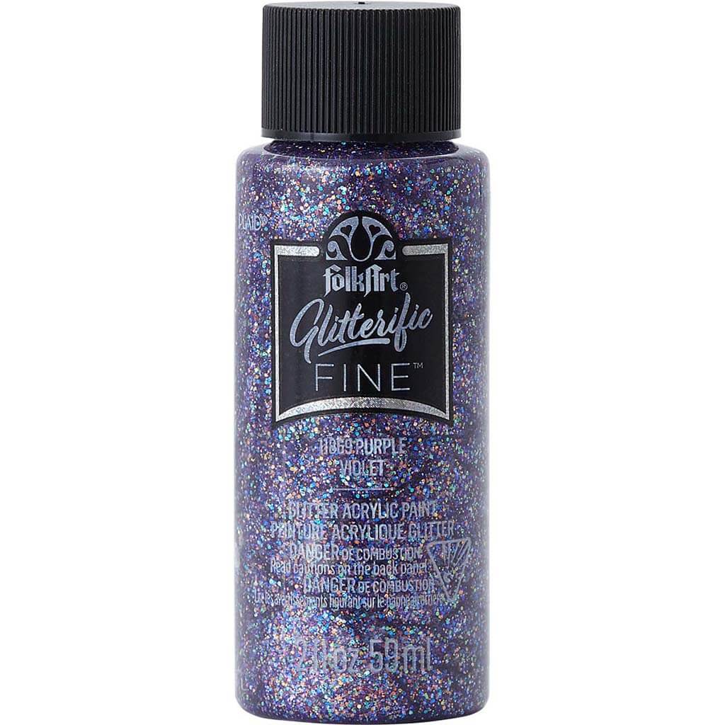 PLAID Folkart Glitterific Fine Acrylic Paint, 2oz - Image 5