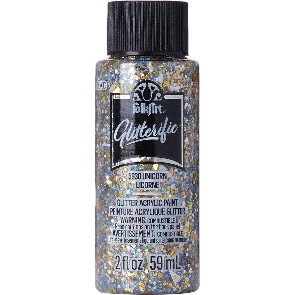 PLAID Folkart Glitterific Acrylic Paint, 2oz - Image 10