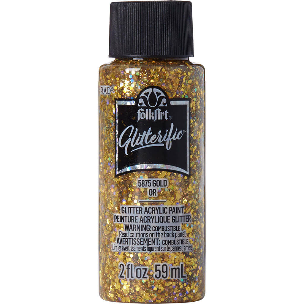 PLAID Folkart Glitterific Acrylic Paint, 2oz - Image 17
