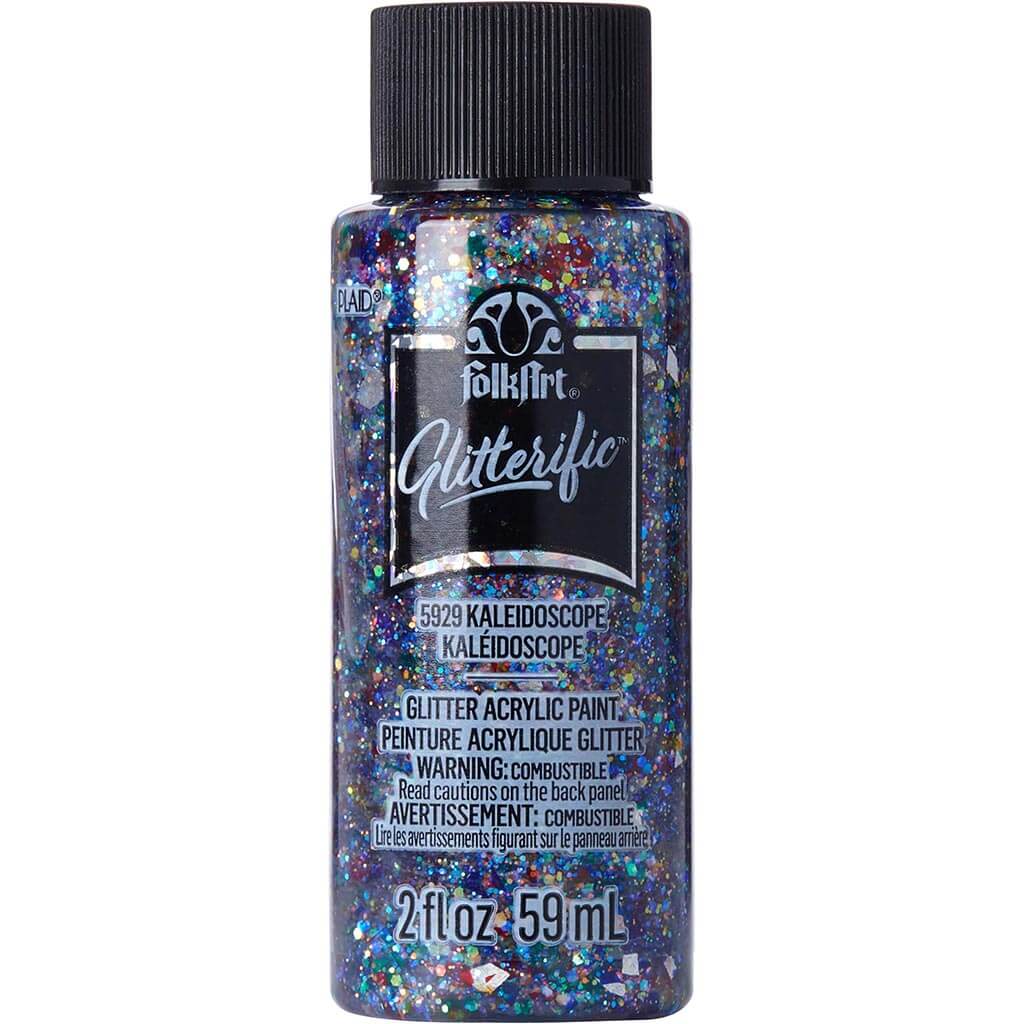 PLAID Folkart Glitterific Acrylic Paint, 2oz - Image 3