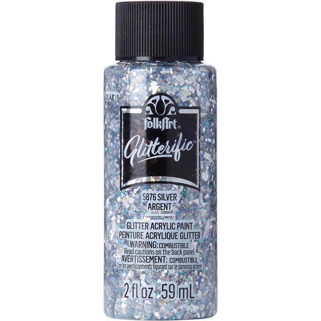 PLAID Folkart Glitterific Acrylic Paint, 2oz - Image 8