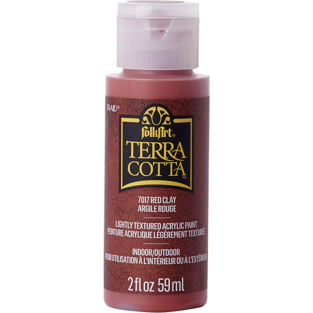PLAID Folkart Terra Cotta Paint, 2oz - Image 5