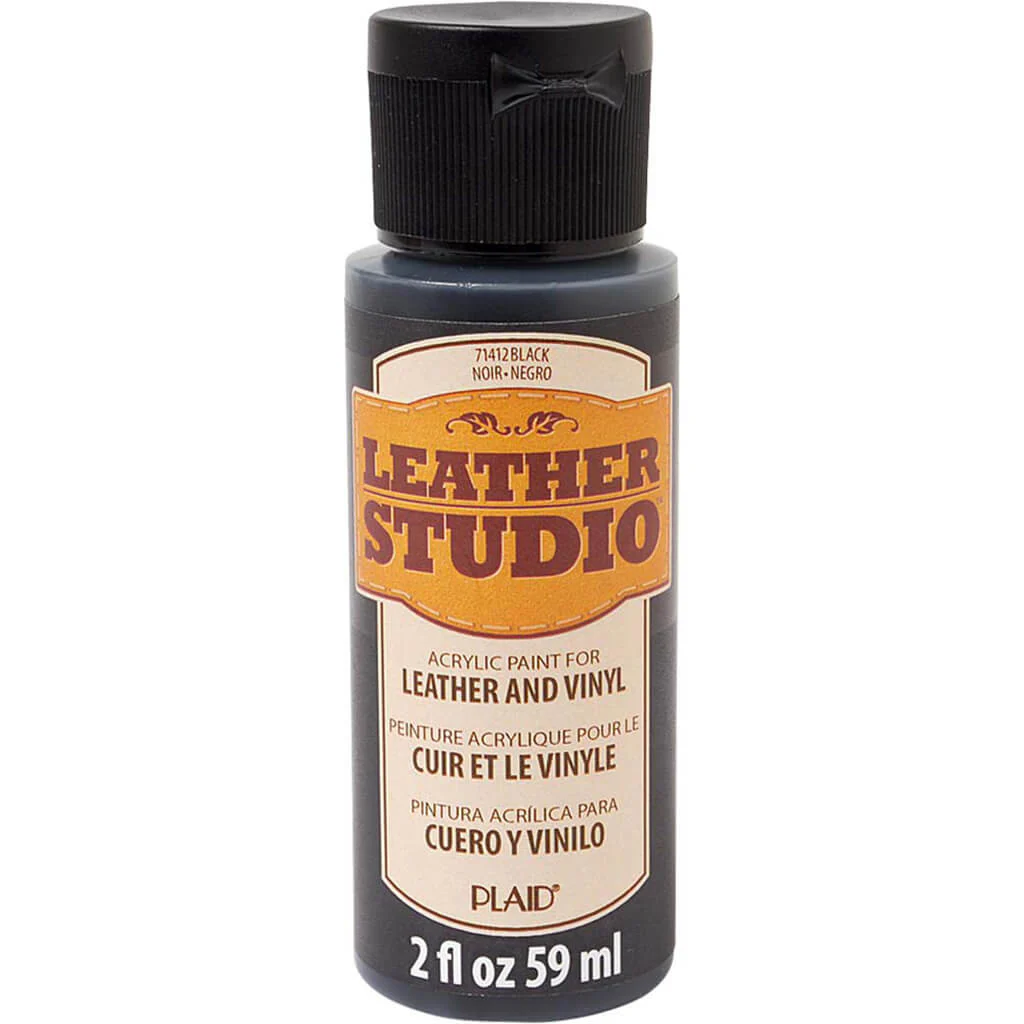 PLAID Leather Studio Paint, 2oz - Image 2