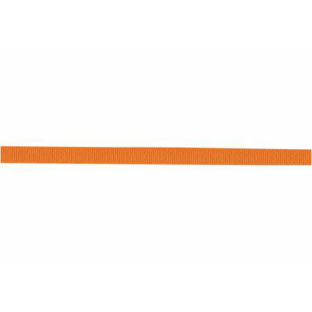 Grosgrain Craft Ribbon Torrid Orange 3/8in x 20yds