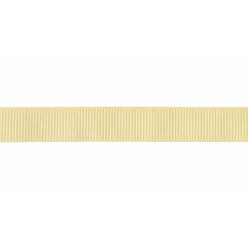 Grosgrain Craft Ribbon Cream 7/8in