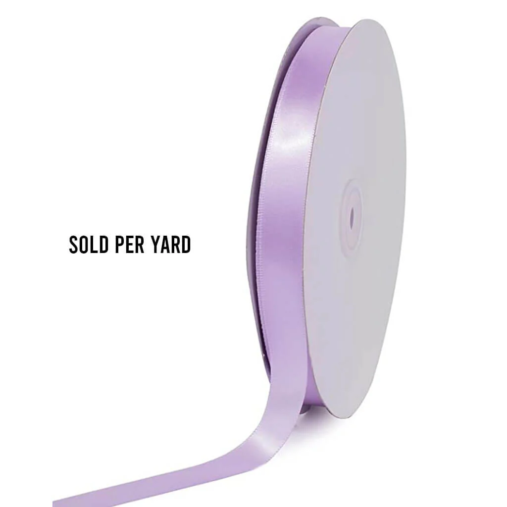 Flora Satin Ribbon #3 5/8 Lavender