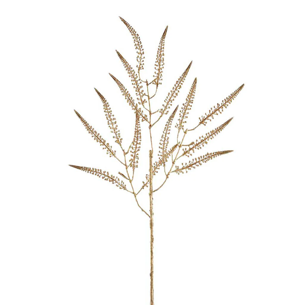 Metallic Astilbe Spray 37in Gold