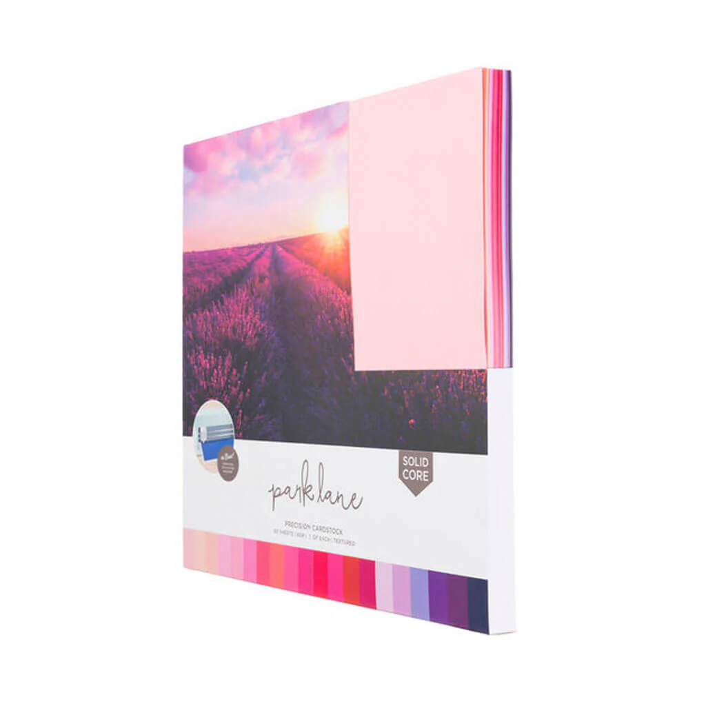 Pink & Purple Precision Cardstock Paper Pack 60ct 12in x 12in