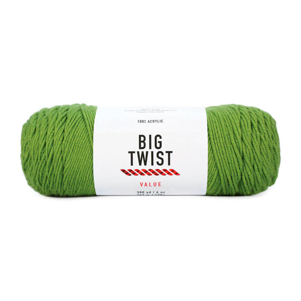 Value Yarn Solid Medium Acrylic 380yd 6oz Light Green