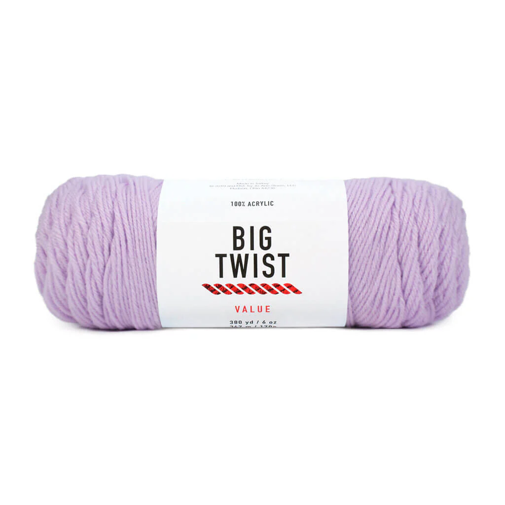 Medium Acrylic Value Clearance Yarn 6oz 380yd Soft Purple