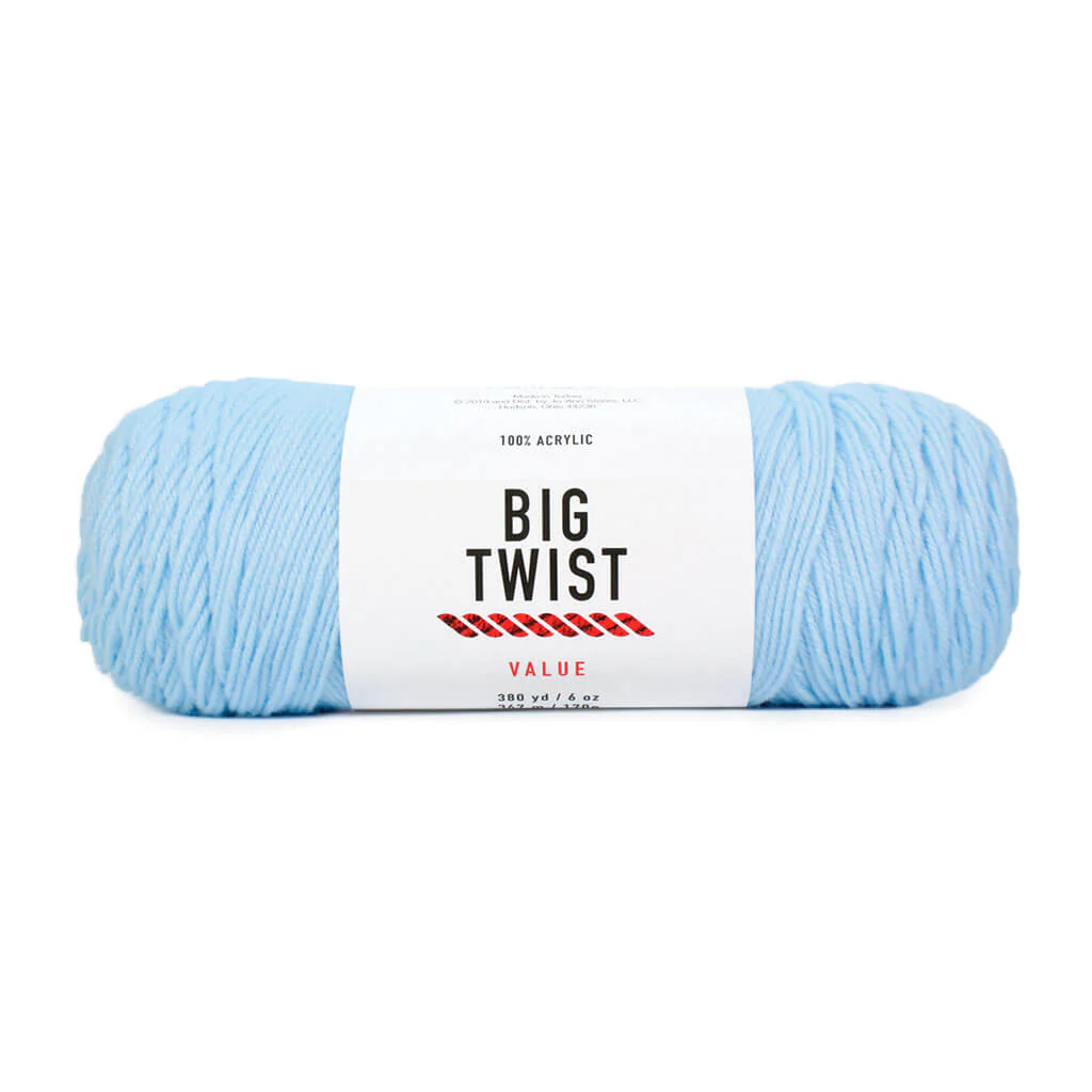 Medium Acrylic Value Clearance Yarn 6oz 380yd Sky Blue