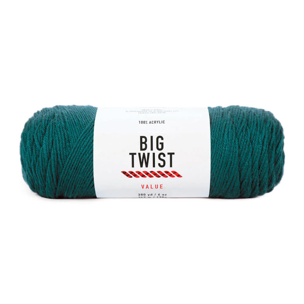 Solid Medium Acrylic Value Yarn 380yd 6oz Dark Teal