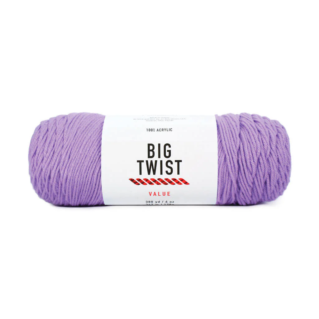 Solid Medium Acrylic Value Yarn 380yd 6oz Lilac
