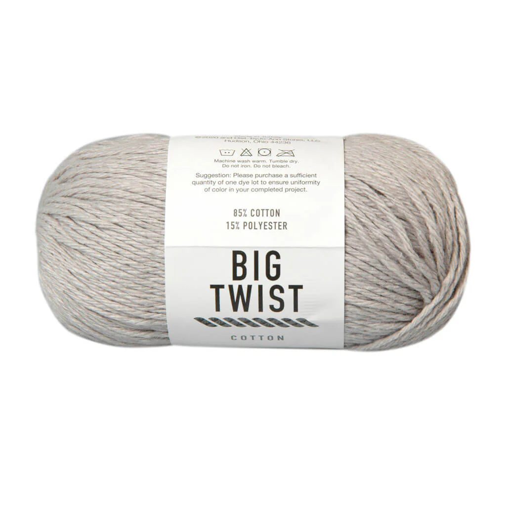 Big Twist Cotton Yarn Pewter