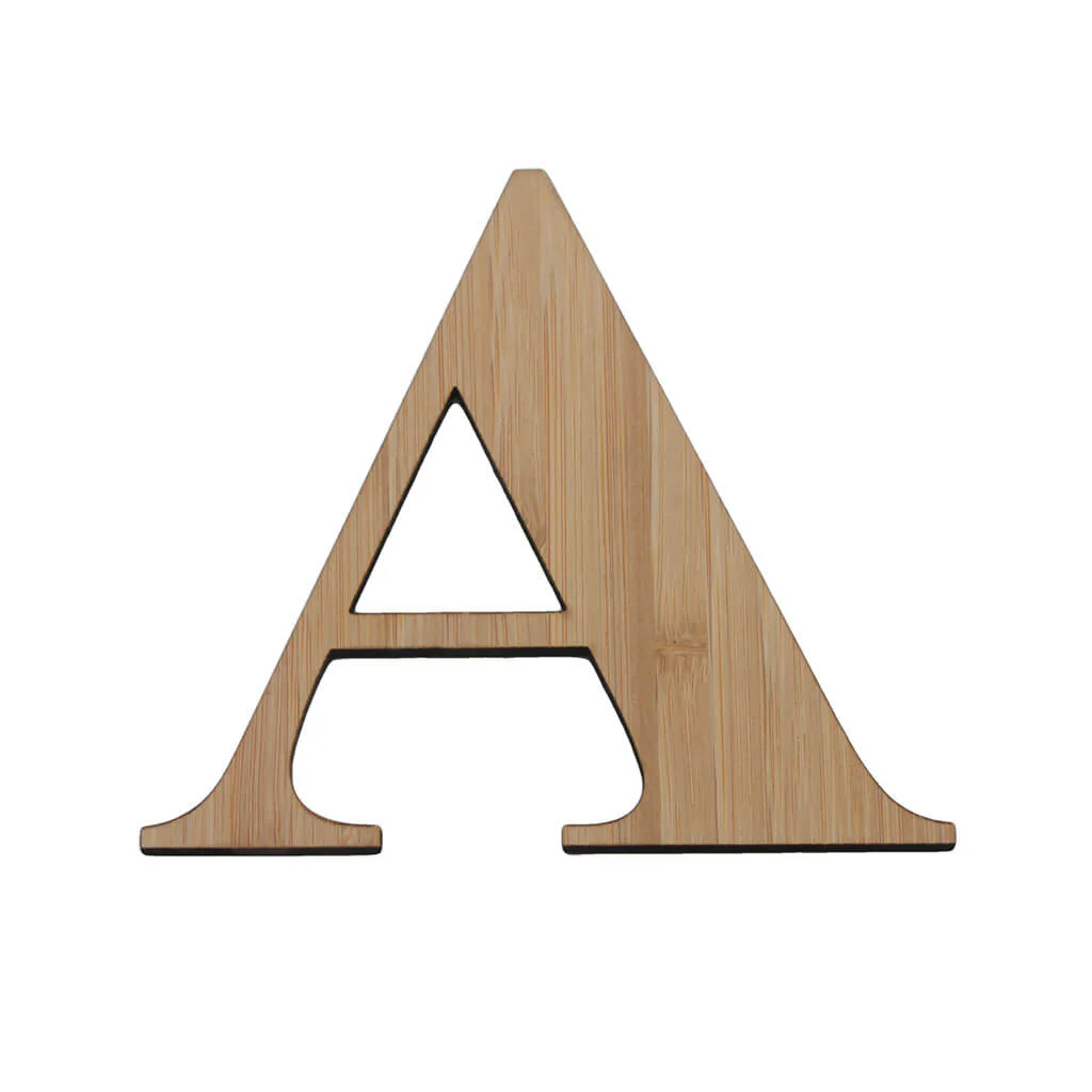Bamboo Serif Letters & Numbers Uppercase A