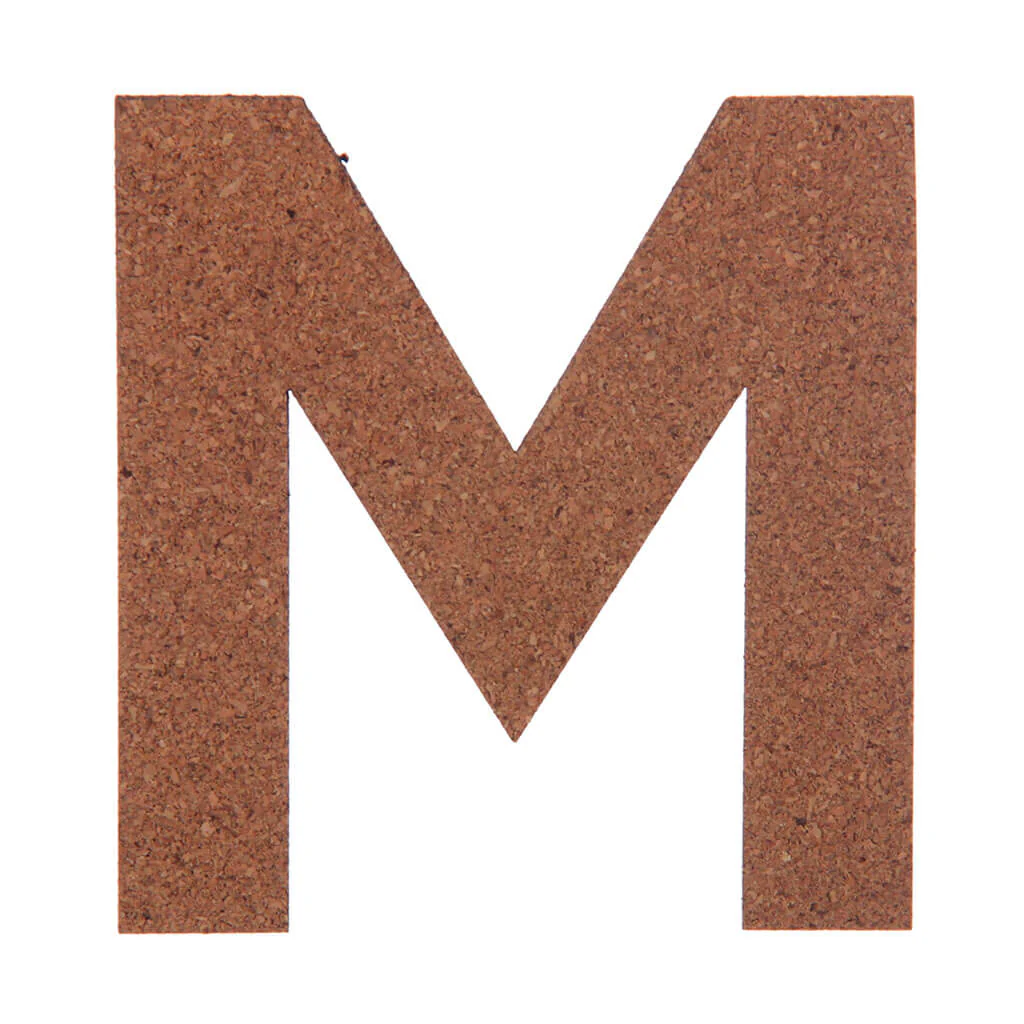 Cork Sans Serif Letters & Symbols Uppercase M
