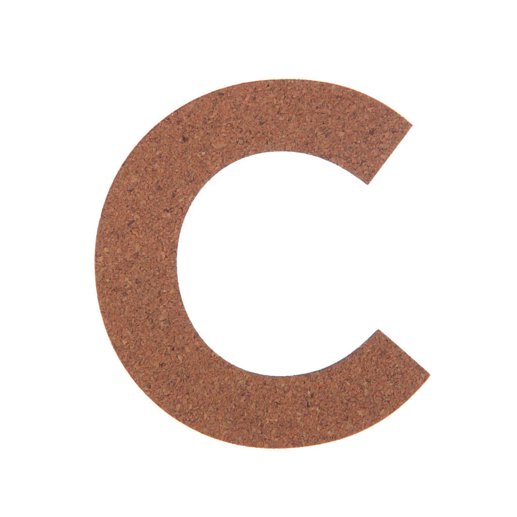 Cork Sans Serif Letters & Symbols Uppercase C