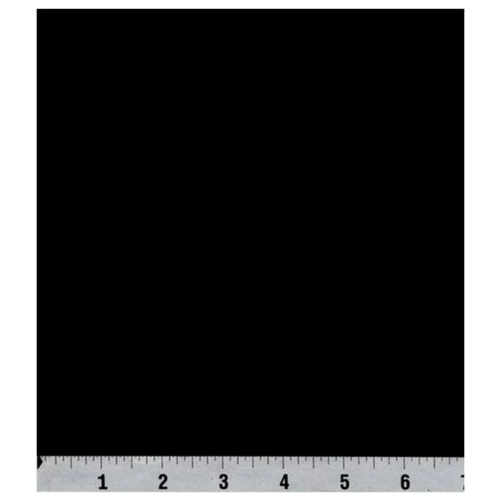 Sateen Cotton Fabric Solids Black