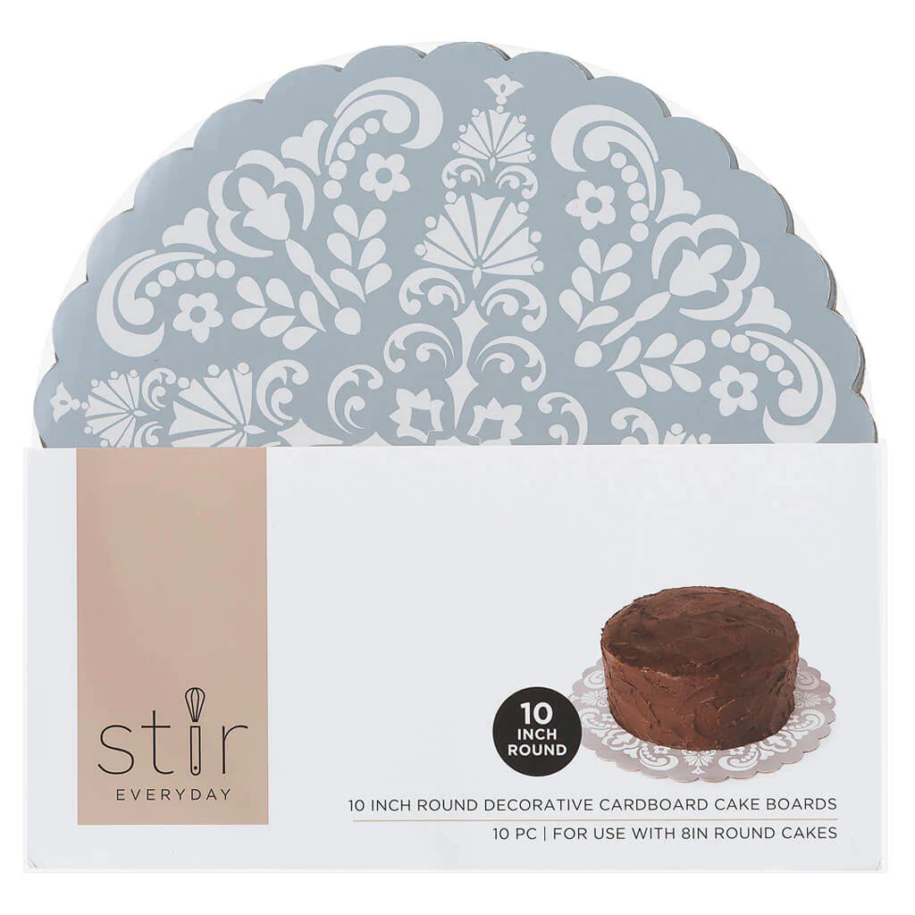 Round Decorative Cardboard Cake Boards 10pk 10in